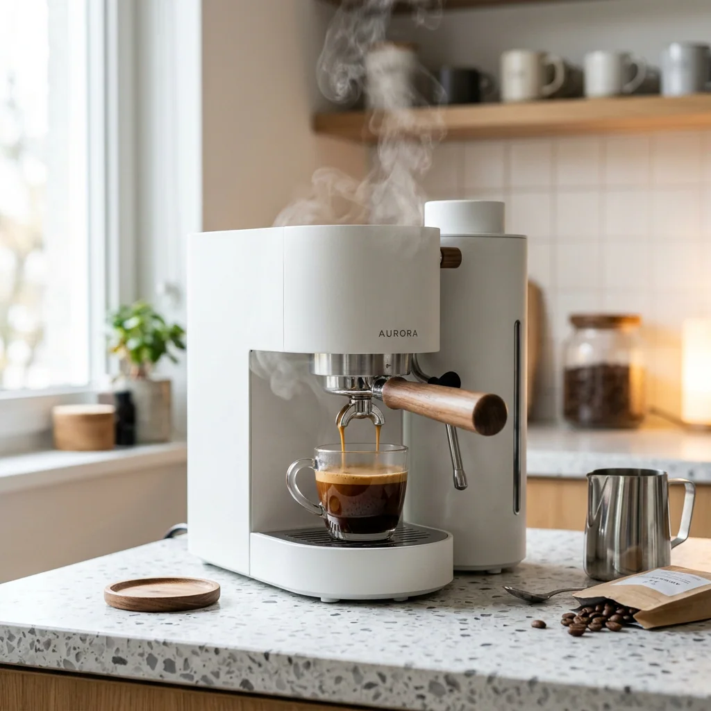 Espresso coffee maker machine
