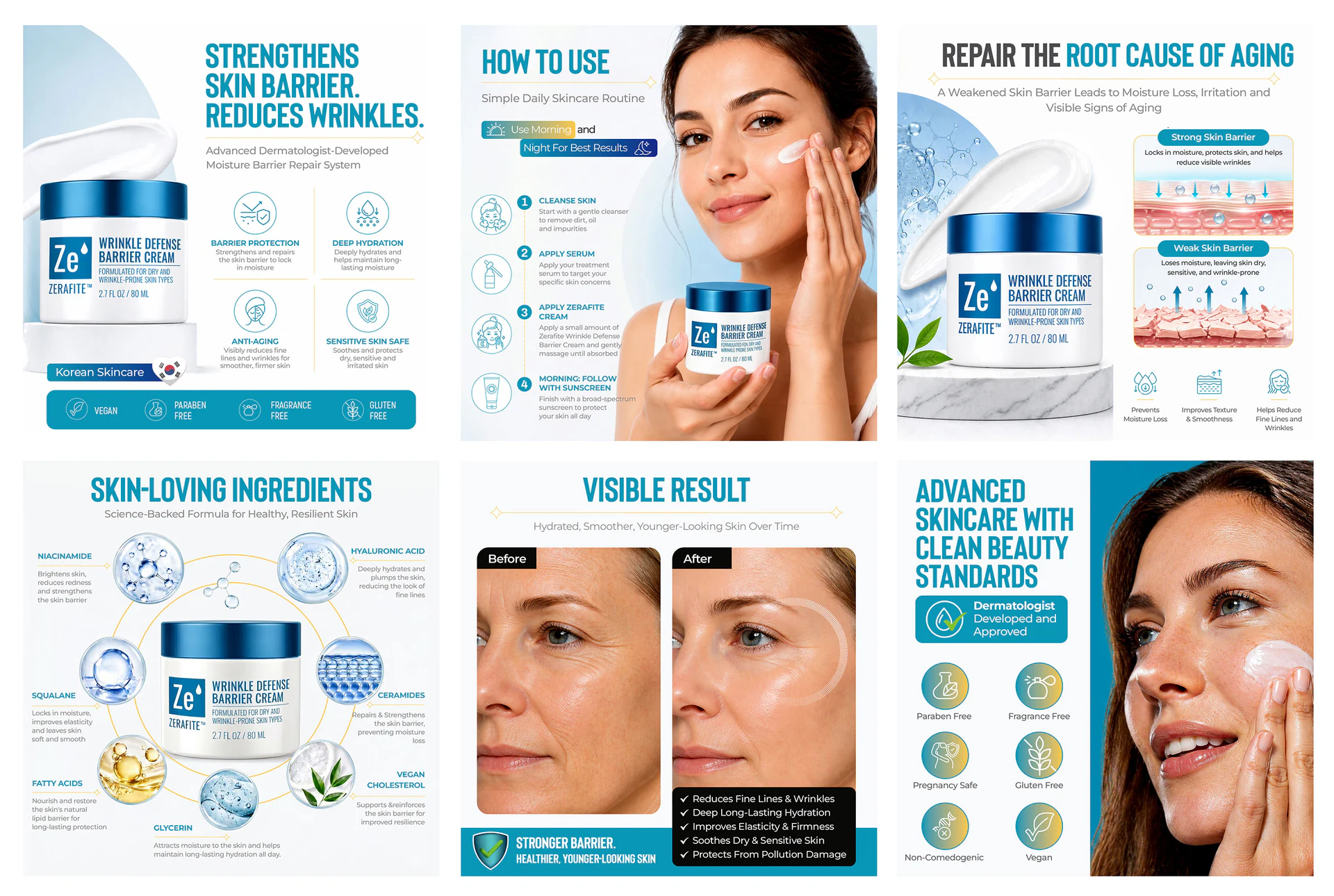 Cosmetics & Beauty Care Listing Design