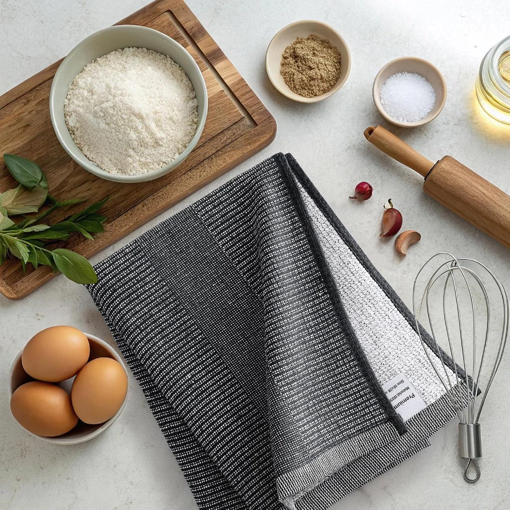 Mordimy Premium 100% Cotton Kitchen Absorbent Dishtowels