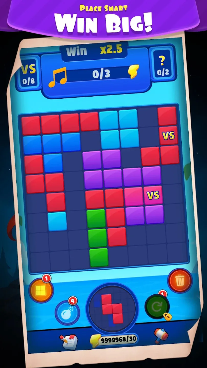 Block Match & Grid Line Clear Casual Mobile Title