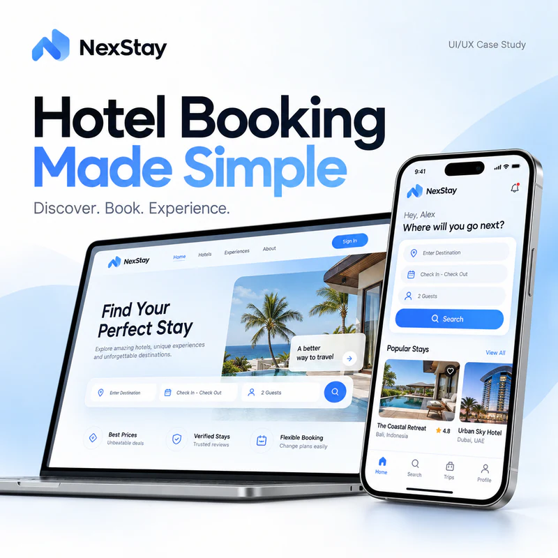 NexStay — Hotel Booking Made Simple